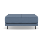 Morris Large Footstool - Rectangular footstool A Fabric Footstools Sterling Home 11 BFA-MAD-08 PACIFIC BLUE