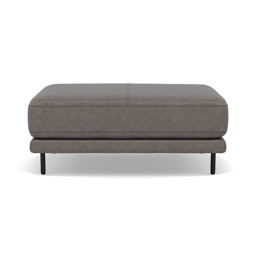 Morris Large Footstool - Rectangular footstool A Fabric Footstools Sterling Home 5 BFA-BLJ-042 ELEPHANT