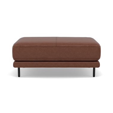 Morris Large Footstool - Rectangular footstool A Fabric Footstools Sterling Home 7 BFA-BLJ-05 HAZELNUT