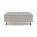 Morris Large Footstool - Rectangular footstool A Fabric Footstools Sterling Home 10 BFAMAD-02 SILVER GREY