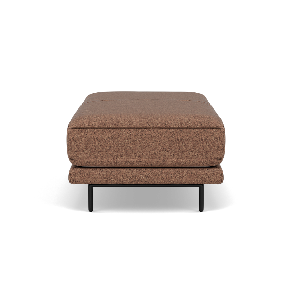 Morris Large Footstool - Rectangular footstool A Fabric — BFA-BLJ-04 TOBACCO, gallery image 2