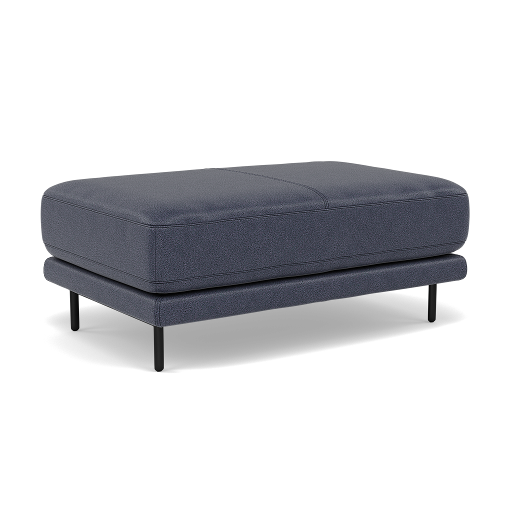 Morris Large Footstool - Rectangular footstool A Fabric — BFA-BLJ-08  PACIFIC BLUE, gallery image 1