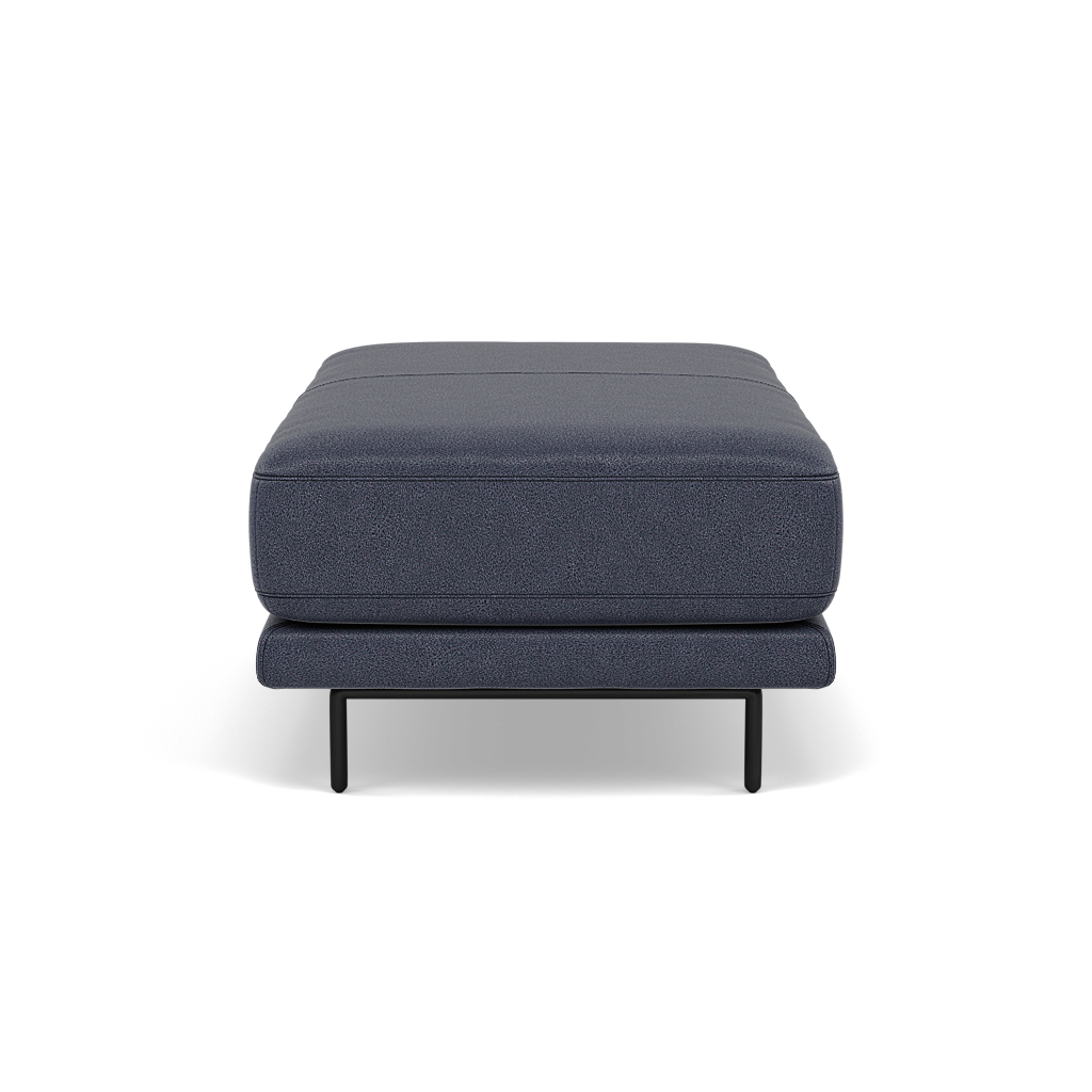 Morris Large Footstool - Rectangular footstool A Fabric — BFA-BLJ-08  PACIFIC BLUE, gallery image 2