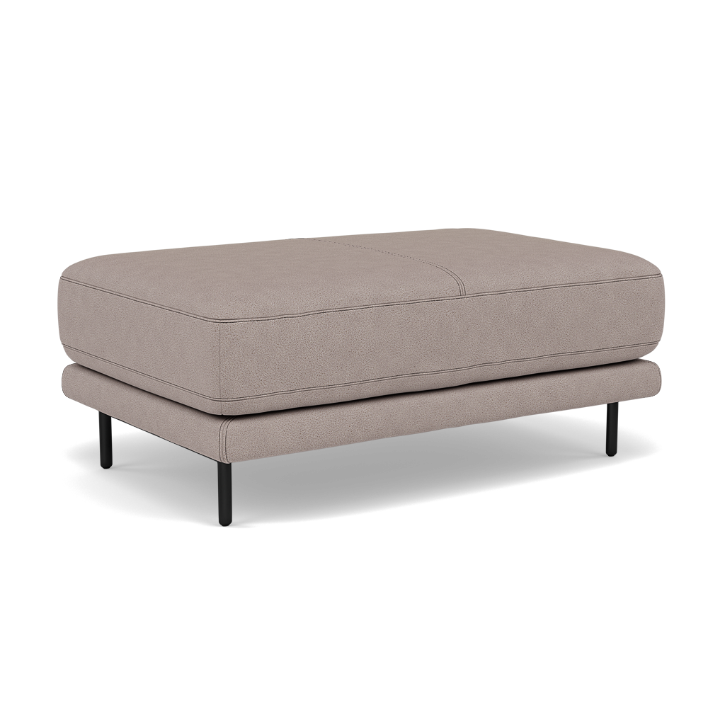 Morris Large Footstool - Rectangular footstool A Fabric — BFA-BLJ-22 DOVE GREY, gallery image 1