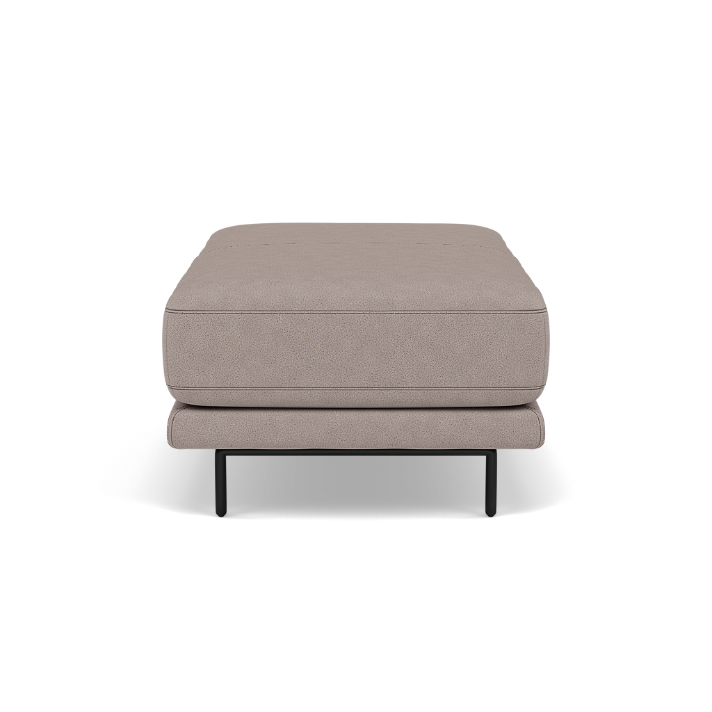 Morris Large Footstool - Rectangular footstool A Fabric — BFA-BLJ-22 DOVE GREY, gallery image 2