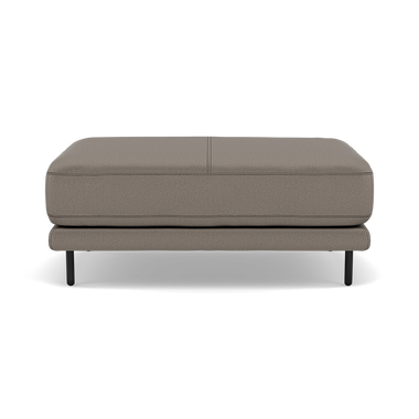 Morris Large Footstool - Rectangular footstool A Fabric Footstools Sterling Home 18 BFA-MAD-03 DARK GREY