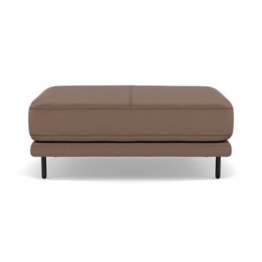 Morris Large Footstool - Rectangular footstool A Fabric Footstools Sterling Home 19 BFA-MAD-05 DARK TAUPE