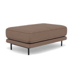 Morris Large Footstool - Rectangular footstool A Fabric — BFA-MAD-05 DARK TAUPE, gallery image 3