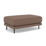 Morris Large Footstool - Rectangular footstool A Fabric — BFA-MAD-05 DARK TAUPE, gallery image 1