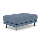 Morris Large Footstool - Rectangular footstool A Fabric — BFA-MAD-08 PACIFIC BLUE, gallery image 3