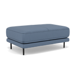 Morris Large Footstool - Rectangular footstool A Fabric — BFA-MAD-08 PACIFIC BLUE, gallery image 1