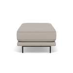 Morris Large Footstool - Rectangular footstool A Fabric — BFAMAD-02 SILVER GREY, gallery image 2