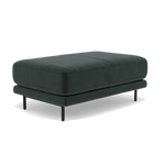 Morris Large Footstool - Rectangular footstool A Fabric — FAB-MEG-21  CHARCOAL GREY, gallery image 3