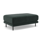 Morris Large Footstool - Rectangular footstool A Fabric — FAB-MEG-21  CHARCOAL GREY, gallery image 1
