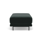 Morris Large Footstool - Rectangular footstool A Fabric — FAB-MEG-21  CHARCOAL GREY, gallery image 2