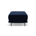 Morris Large Footstool - Rectangular footstool A Fabric — FAB-MEG-28  NAVY, gallery image 2