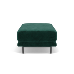 Morris Large Footstool - Rectangular footstool A Fabric — FAB-MEG-37  EMERALD GREEN, gallery image 2