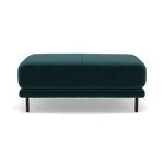 Morris Large Footstool - Rectangular footstool A Fabric Footstools Sterling Home 16 FAB-MEG-36 LAKE GREEN