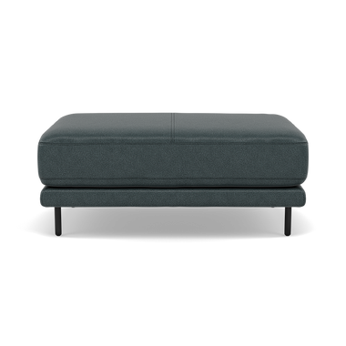 Morris Large Footstool - Rectangular footstool A Fabric Footstools Sterling Home 9 BFA-BLJ-2047 LAKE GREEN