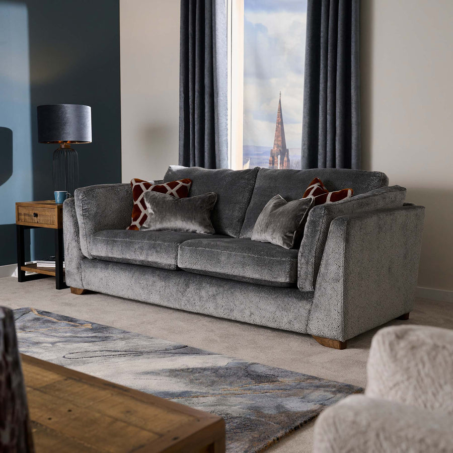 Napier 3 Seater Sofa - 3 Seater Sofa Fabric Sofas Sterling Home 2