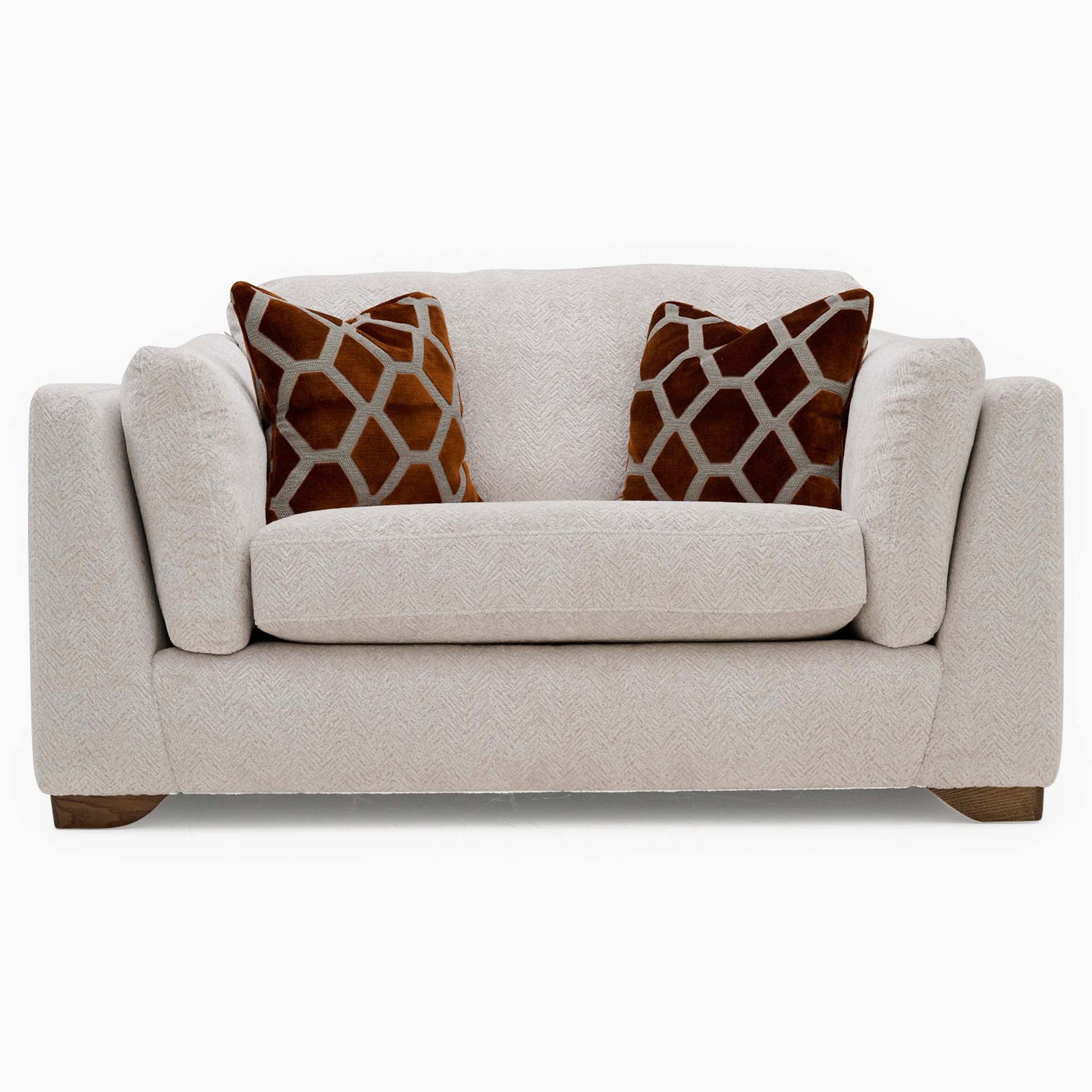 Napier Loveseat - Cuddler Fabric Armchairs Sterling Home 1