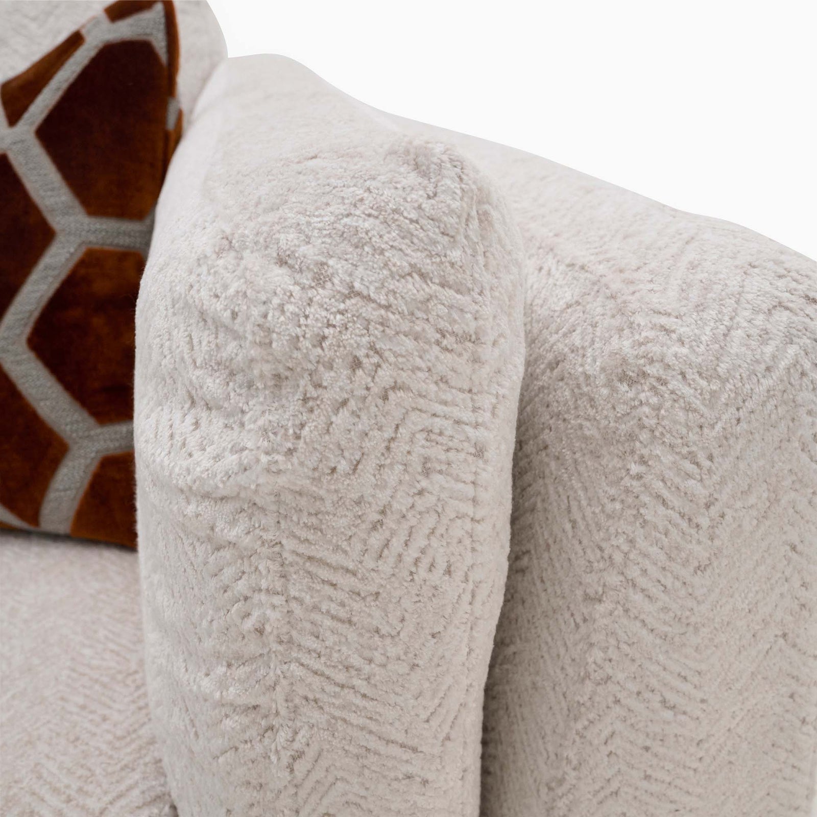 Napier Loveseat - Cuddler Fabric Armchairs Sterling Home 8