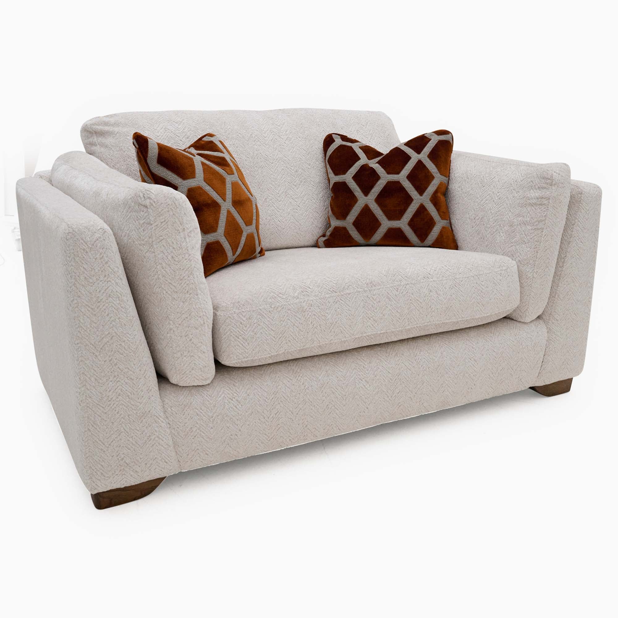 Napier Loveseat - Cuddler Fabric Armchairs Sterling Home 9