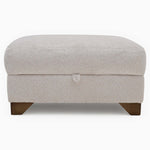 Napier Storage Footstool - Large Storage Stool Accent Fabric Footstools Sterling Home 1