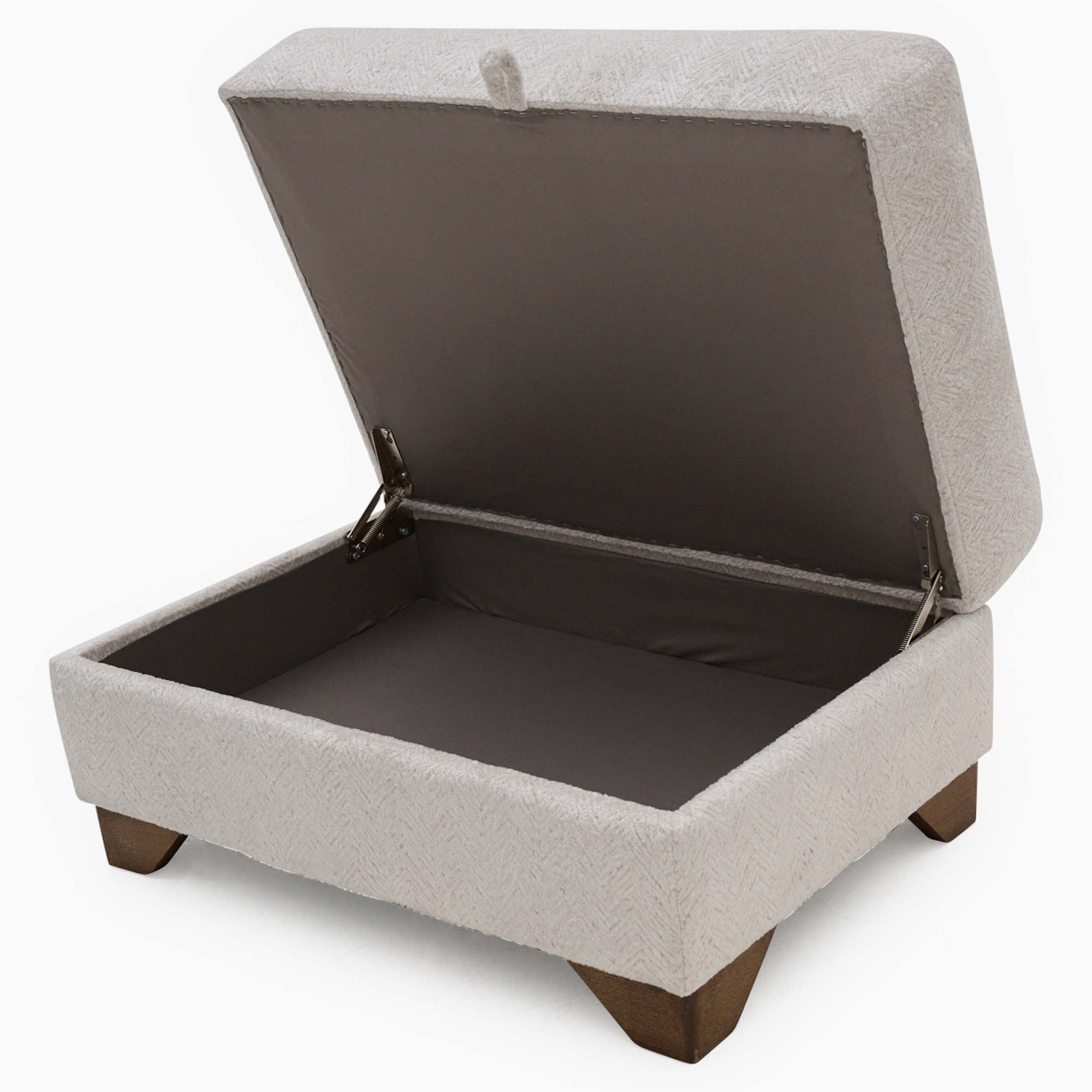 Napier Storage Footstool - Large Storage Stool Fabric Footstools Sterling Home 9