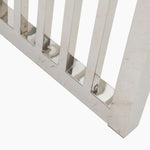 Napoli Coffee Table - Coffee Table Clear Glass / Stainless Steel Tables Sterling Home 4