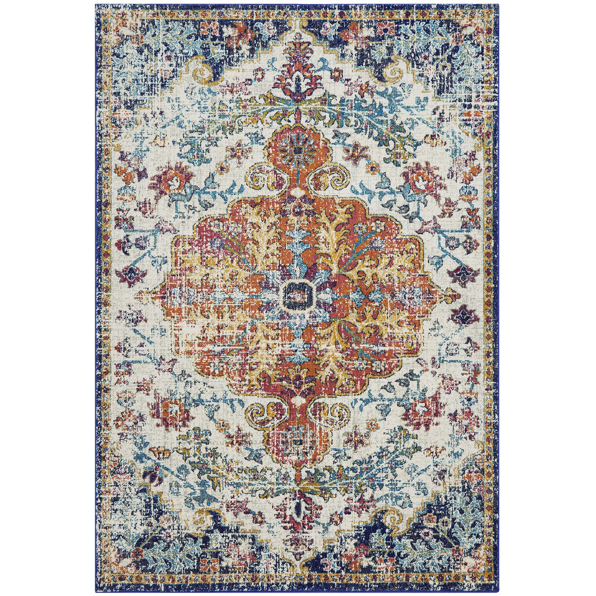 Nasir Medallion Multi Rug - NV12 Medallion Multi - 120cm x 170cm Sterling Home 1