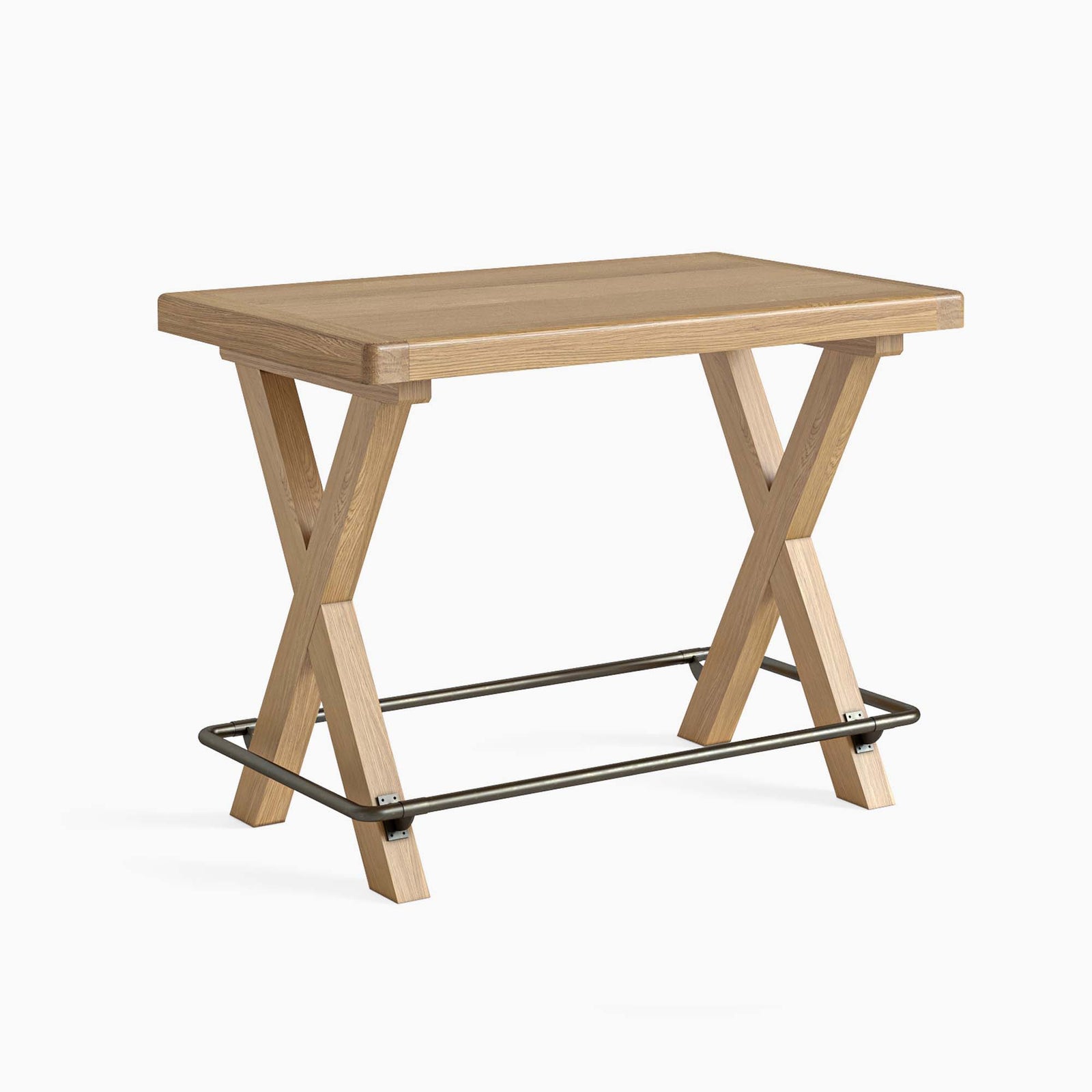 Navarre Bar Table - Bar Table Oak / Oak Veneer Tables Sterling Home 1