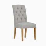 Navarre Button Back Dining Chair - Button Back Dining Chair Natural Oak / Oak Veneer - Natural Chairs Sterling Home 3