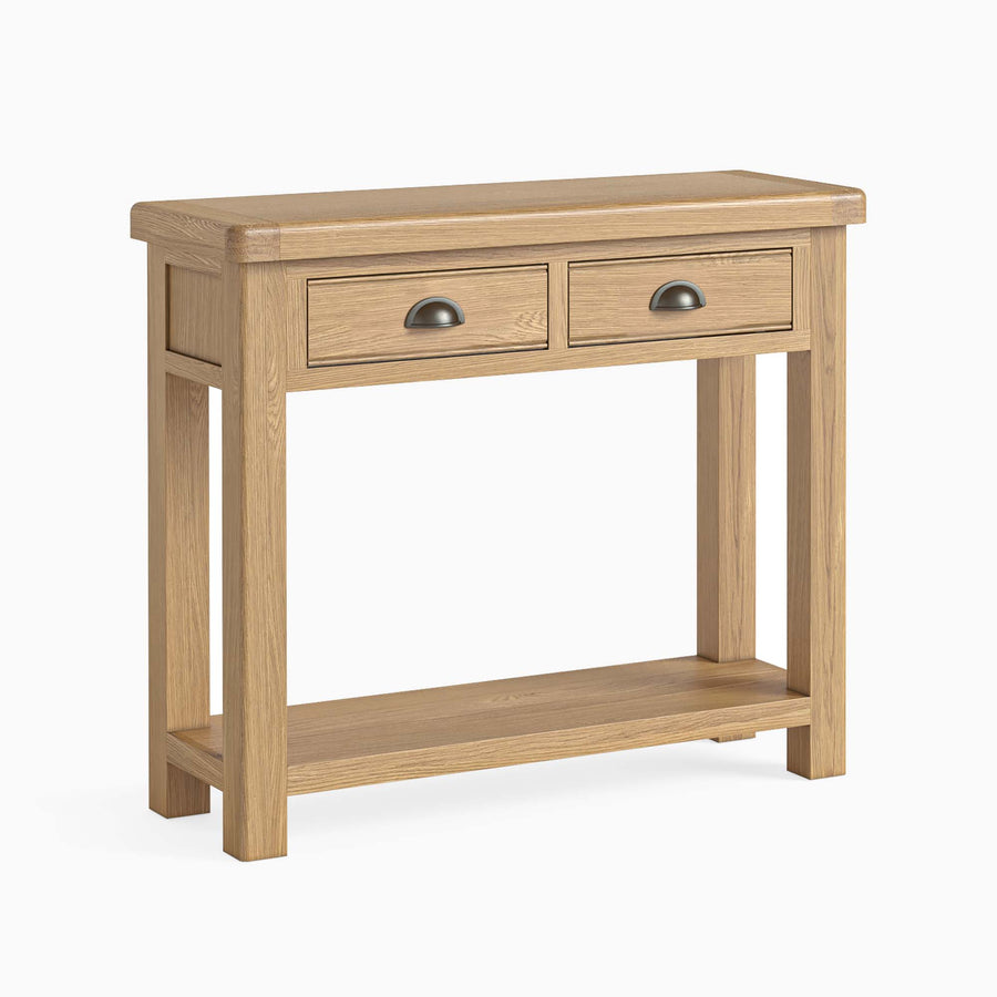 Navarre Console Table - Console Table Oak / Oak Veneer Tables Sterling Home 1