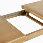 Navarre Cross Leg Extending Dining Table - Cross Leg Ext Dining Table Oak / Oak Veneer Tables Sterling Home 5