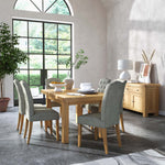 Navarre Small Extending Dining Table - Small Ext Dining Table Oak / Oak Veneer Tables Sterling Home 2