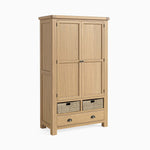 Navarre Larder Cabinet - Larder Unit Oak / Oak Veneer Storage Sterling Home 1