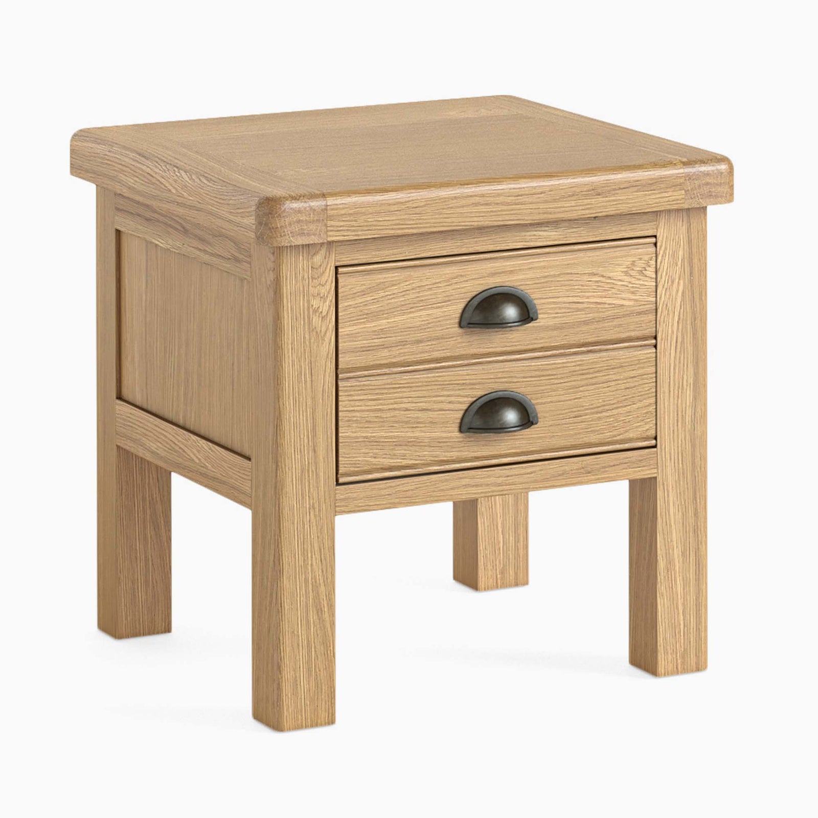 Navarre Side Table - Lamp Table Oak / Oak Veneer Tables Sterling Home 1