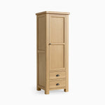 Navarre Slim Larder Cabinet - Single Larder Unit Oak / Oak Veneer Storage Sterling Home 1