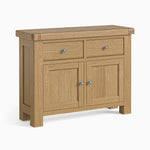 Navarre Small Sideboard - Small Sideboard Oak / Oak Veneer Storage Sterling Home 1
