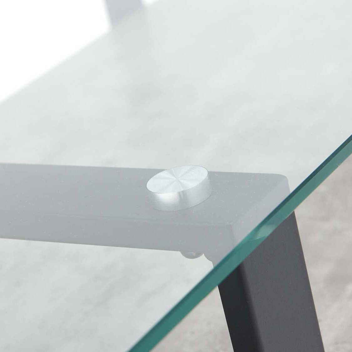 Newton Rectangular Coffee Table - Rectangular Coffee Table Light Concrete Tables Sterling Home 5