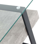 Newton Rectangular Coffee Table - Rectangular Coffee Table Light Concrete Tables Sterling Home 7