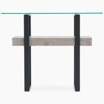 Newton Console Table - Sofa Table Light Concrete Tables Sterling Home 1