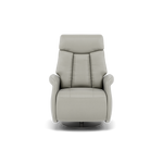 Nicoletti Break Recliner Armchair - Power Chair with Round Metal Base CB Armchairs Sterling Home 1 Macao Ice 371