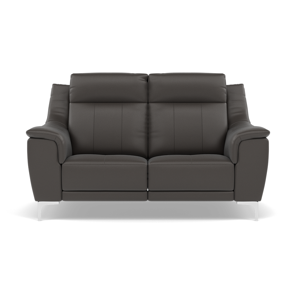 Nicoletti Carmen 2 Seater Sofa - 2 Seater Sofa CB 2 Seater Sofas Sterling Home 1 Feet: Shiny Metal Torello PS Grigio Scuro 327