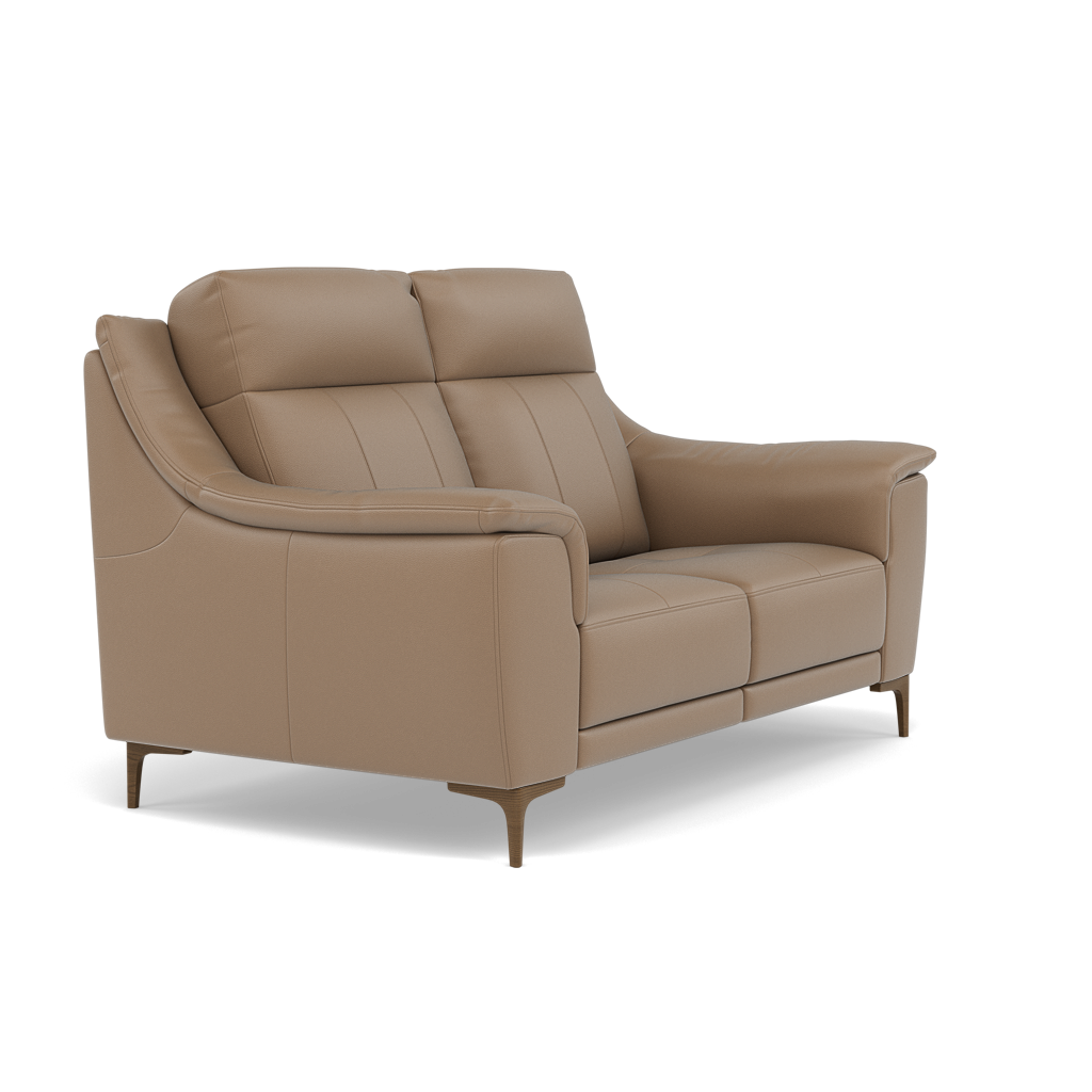 Nicoletti Carmen 2 Seater Sofa - 2 Seater Sofa CB — Feet: Graubraun / Torello PS 312 Taupe, gallery image 1