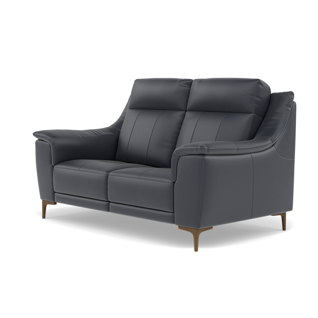 Nicoletti Carmen 2 Seater Sofa - 2 Seater Sofa CB — Feet: Graubraun / Torello PS Blu -S 81, gallery image 3