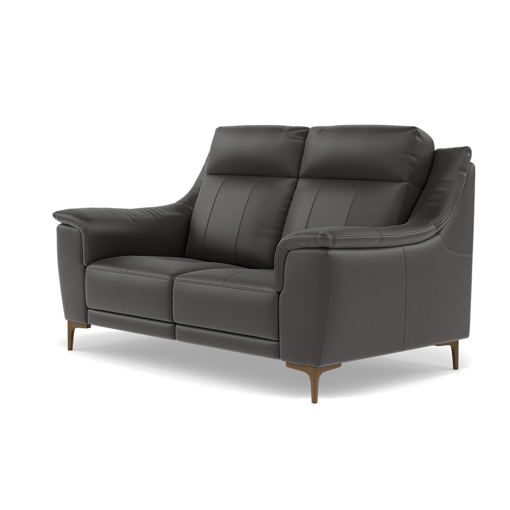 Nicoletti Carmen 2 Seater Sofa - 2 Seater Sofa CB — Feet: Graubraun / Torello PS Chocol -S 91, gallery image 3