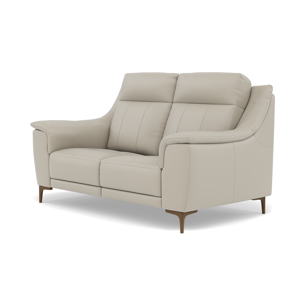 Nicoletti Carmen 2 Seater Sofa - 2 Seater Sofa CB — Feet: Graubraun / Torello PS Tortora 328, gallery image 3