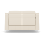 Nicoletti Carmen 2 Seater Sofa - 2 Seater Sofa CB — Feet: Shiny Metal / Torello PS Bianco 93, gallery image 2